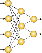 Multi-layer perceptron: brain cells must connect to form a neural network.