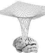 Illustration of the question of whether or not consciousness originates from beyond the physical.