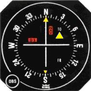 Aircraft's radio-magnetic indicator depicting conscience as a navigational aid to social interaction.