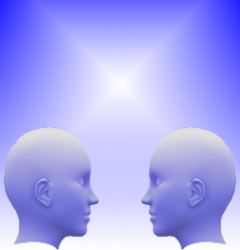 Depiction of conscience as the perceiving of one's neighbour as a being equal to self.