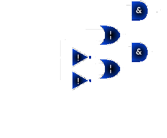 The logical schematic of an adder.
