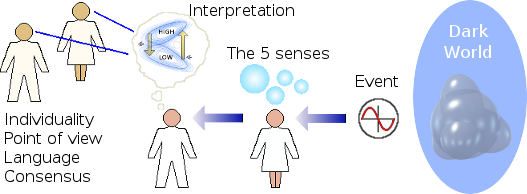 The full chain of dependencies in observation.