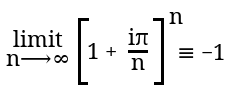 Alternative way of expressing Euler Identity.