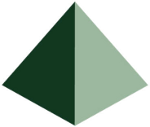 Pyramid: symbol hierarchical autocracy.