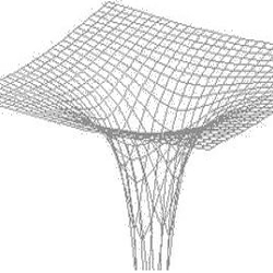 The fabric of space-time.