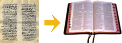 Ancient text: translated in terms the translator's experience.