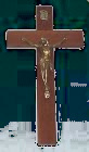 The Christian symbol of the cross.