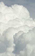 A view of clouds.