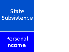 Elements of a poor family's income.