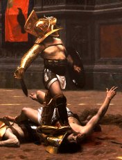 Pollice Verso (With a Turned Thumb), an 1872 painting by Jean-Léon Gérôme.