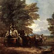 The Harvest Wagon by Thomas Gainsborough 1767.