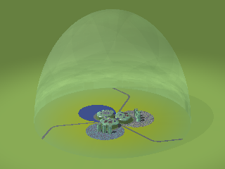 Notion of ownership regarding the airspace above one's gleba.