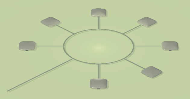 An egalitarian group of 7 Universal Terrestrial Dwellings