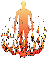 A soul in Hellfire.