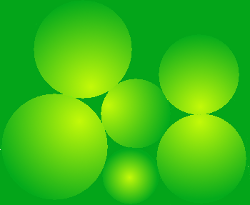 Соседние центры интенсивности собственности могут притягиваться друг к другу подобно заряженным частицам.