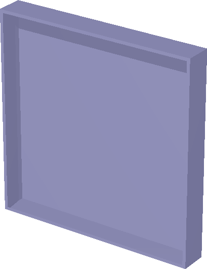 23-inch square flat-format personal computer cabinet.