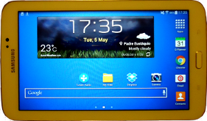 Samsung tablet circ. 2013.