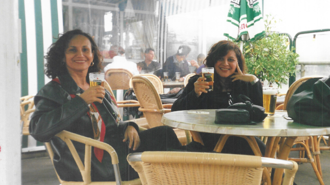 Dayse e Valéria em Amsterdã 1998