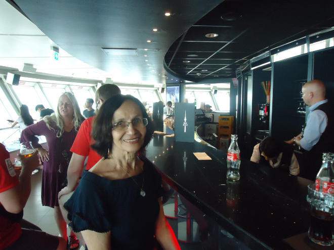 No bar da Torre de TV - Berlim.