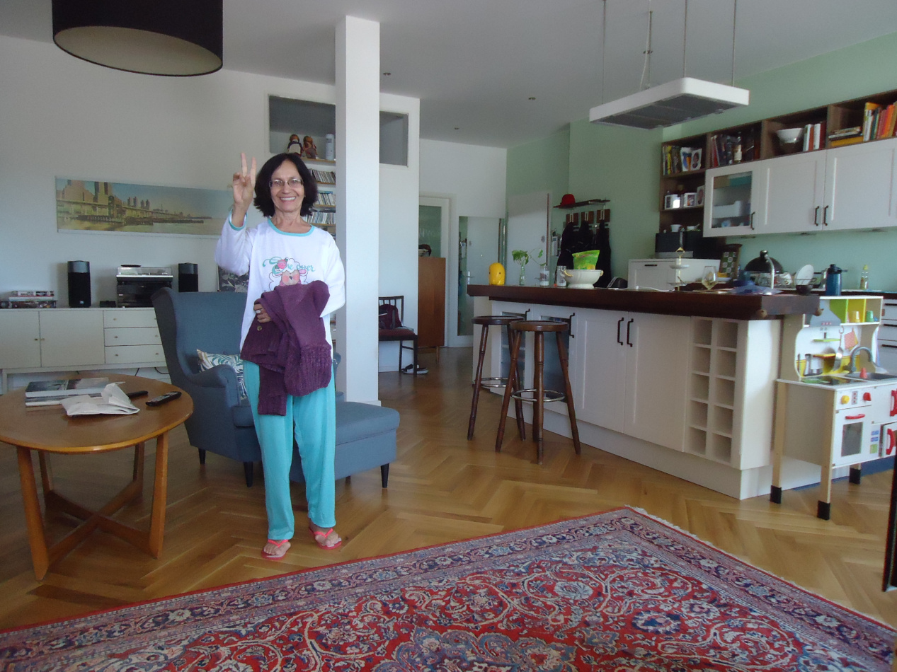 Apartamento no setor leste, Berlim.