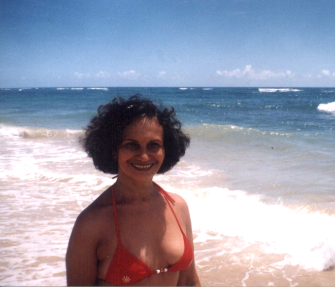 Dayse o oceano, Bahia.