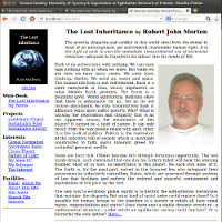Home page of the author's own web site.