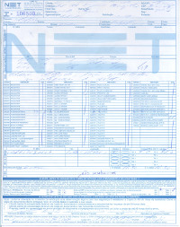 Redacted image of the NET order form.