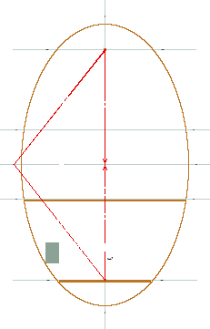 Vertical view geometry of the bedroom unit with laundry room below.