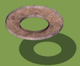 Bottom ring panel of an ellipsoidal module of the landshare dwelling.