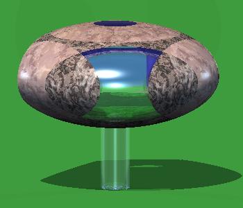 Alternative window arrangement for a petal module.