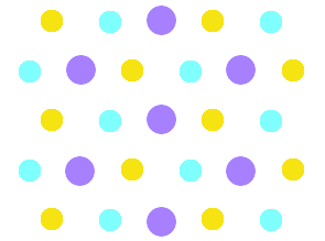 Hexagonal planting layout to include pest and disease protector plants.