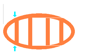 Elliptical door frame for a module of the landshare dwelling.