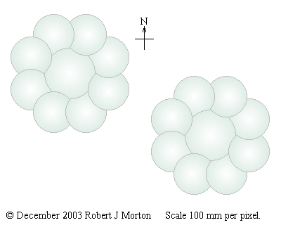 Modular shell construction of the twin-daisy landshare dwelling.