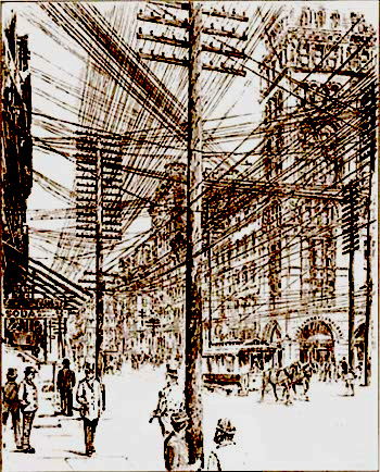 Wires Galore: New York 1890.