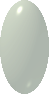 An asymmetrical vortex, with a flux contour the shape of an oblate ellipsoid.