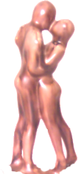 Statuette representing the essence of a solid object.