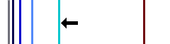 A spectral line emitted by a hydrogen atom long long ago in the farthest reaches of my event horizon.