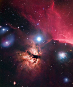 HH11K14L nebula used to represent the vastness of the universe.