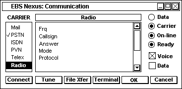 EBS Nexus management of a message's mode of transmission.