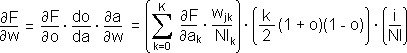 Second stage rationalisation of partial dF/dw.